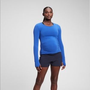 Maternity GapFit Wide Waistband Running Shorts 3.5”